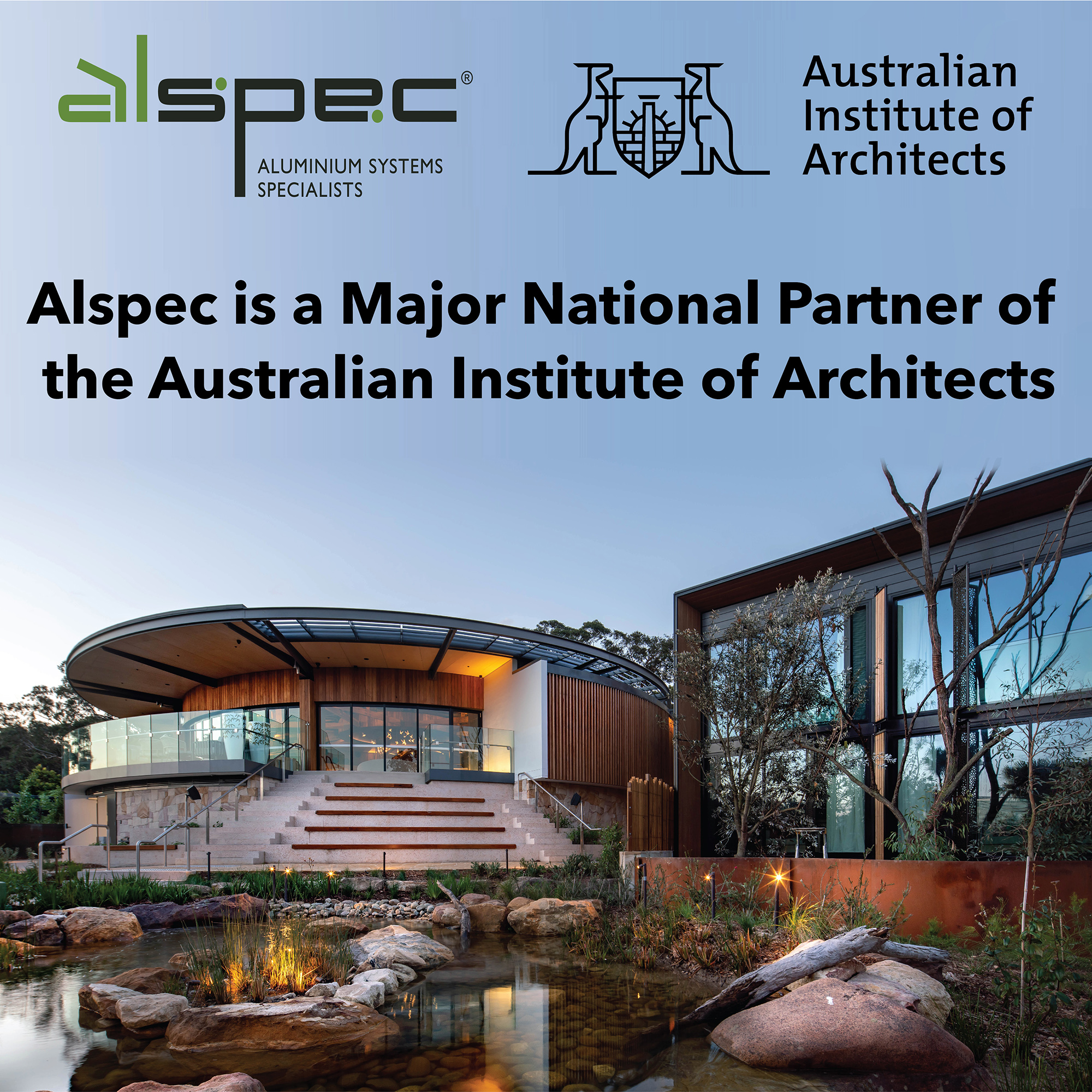 Alspec is proud to announce its partnership with the Australian Institute of Architects.